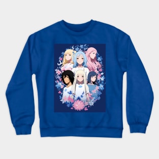 anohana fanart anime graphic tee Crewneck Sweatshirt